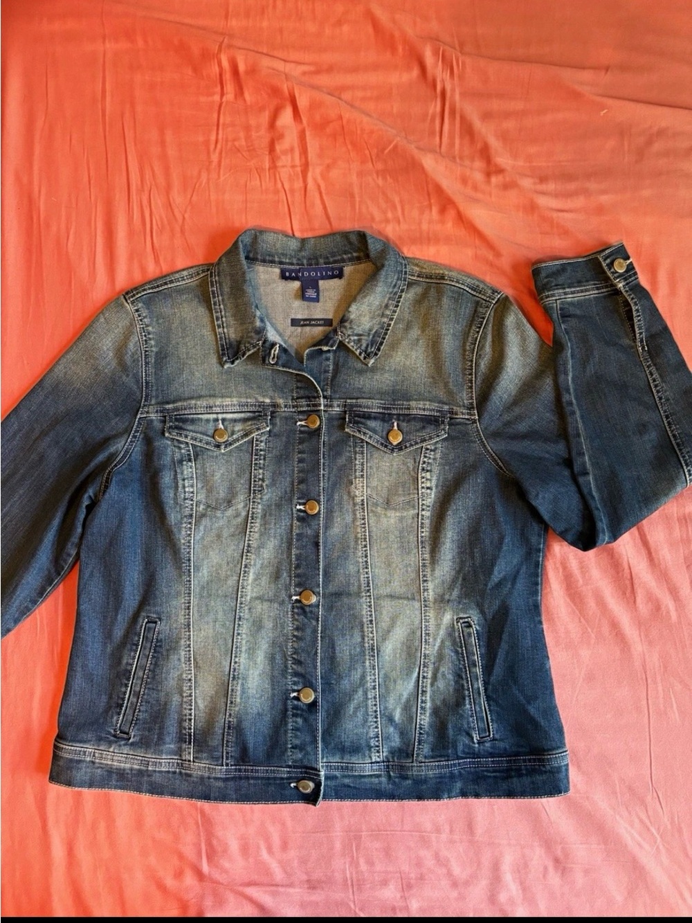 Bandolino Faded Blue Denim Jacket - Women's Casual Trucker